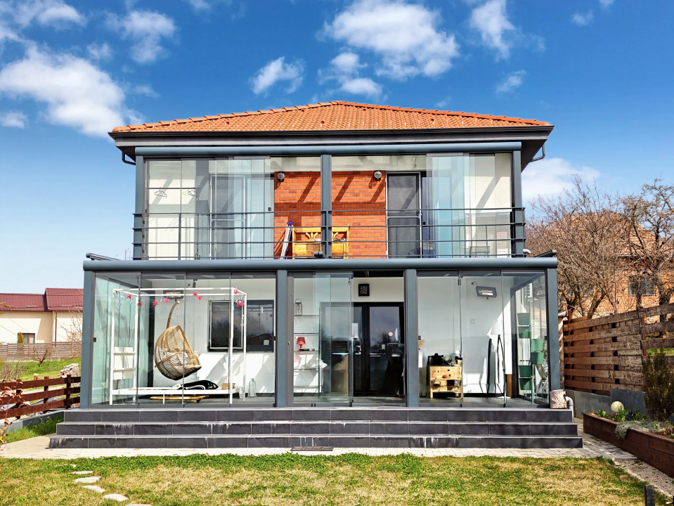 Casă modernă Feleacu | Panoramă | Teren generos